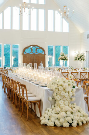 Wedding guests celebrating
